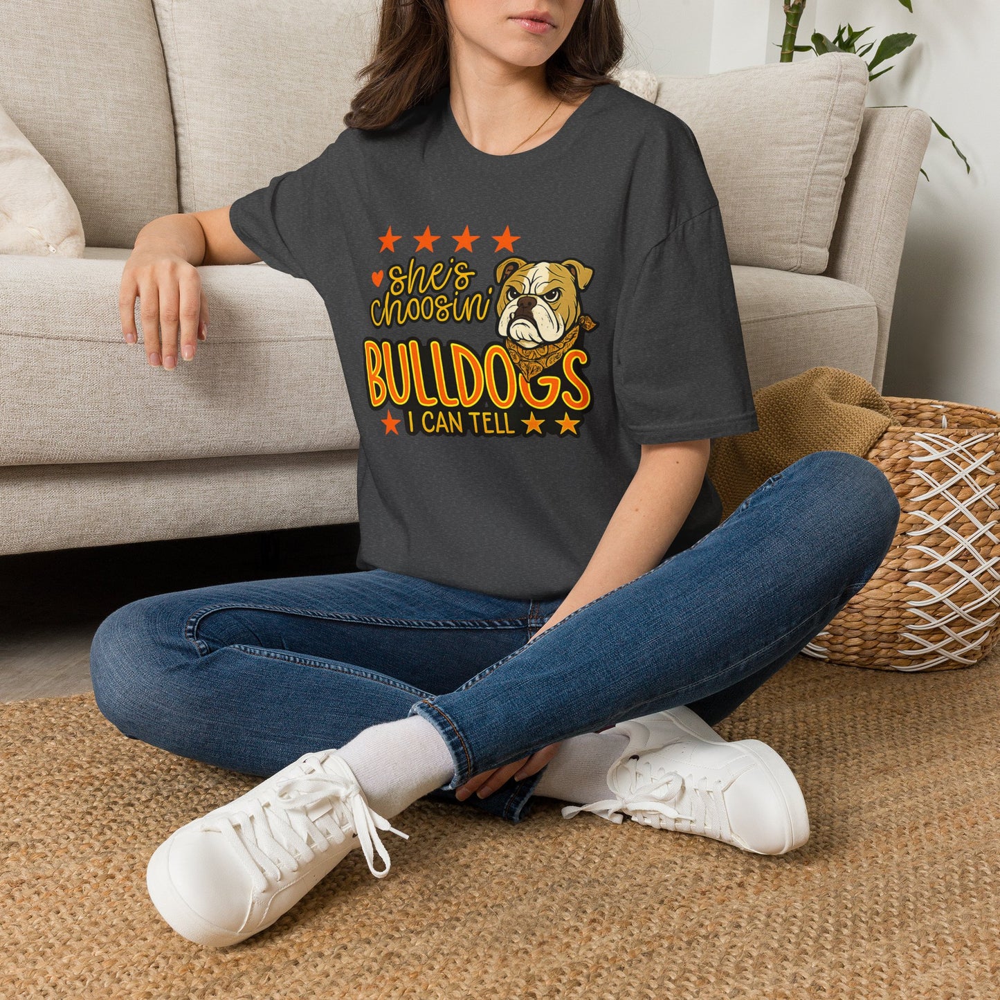 Softstyle She's Choosin' Bulldogs T-Shirt — Graphic tee