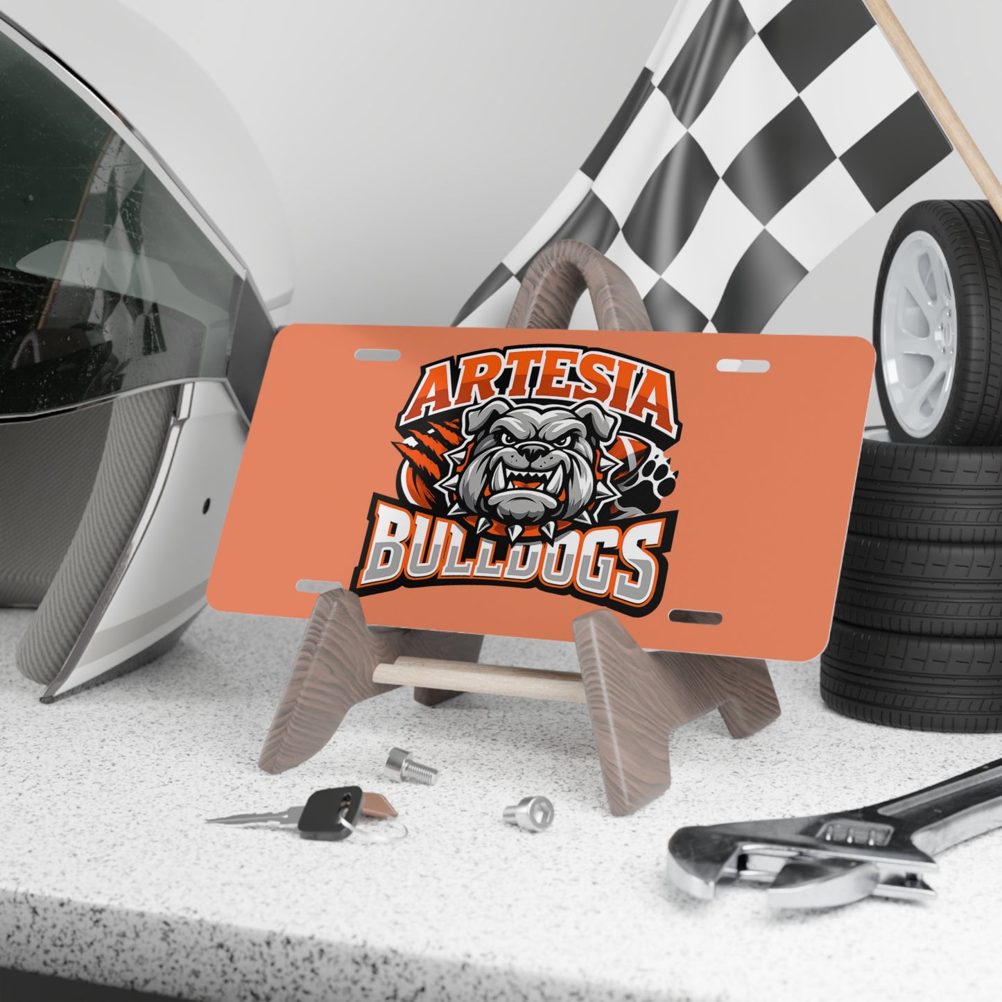 Artesia Bulldogs License Plate