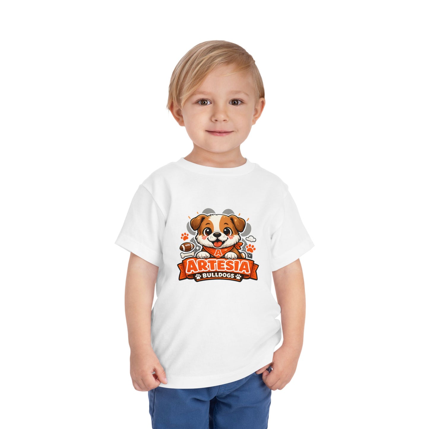 Artesia Bulldogs Cute Puppy Toddler Tee