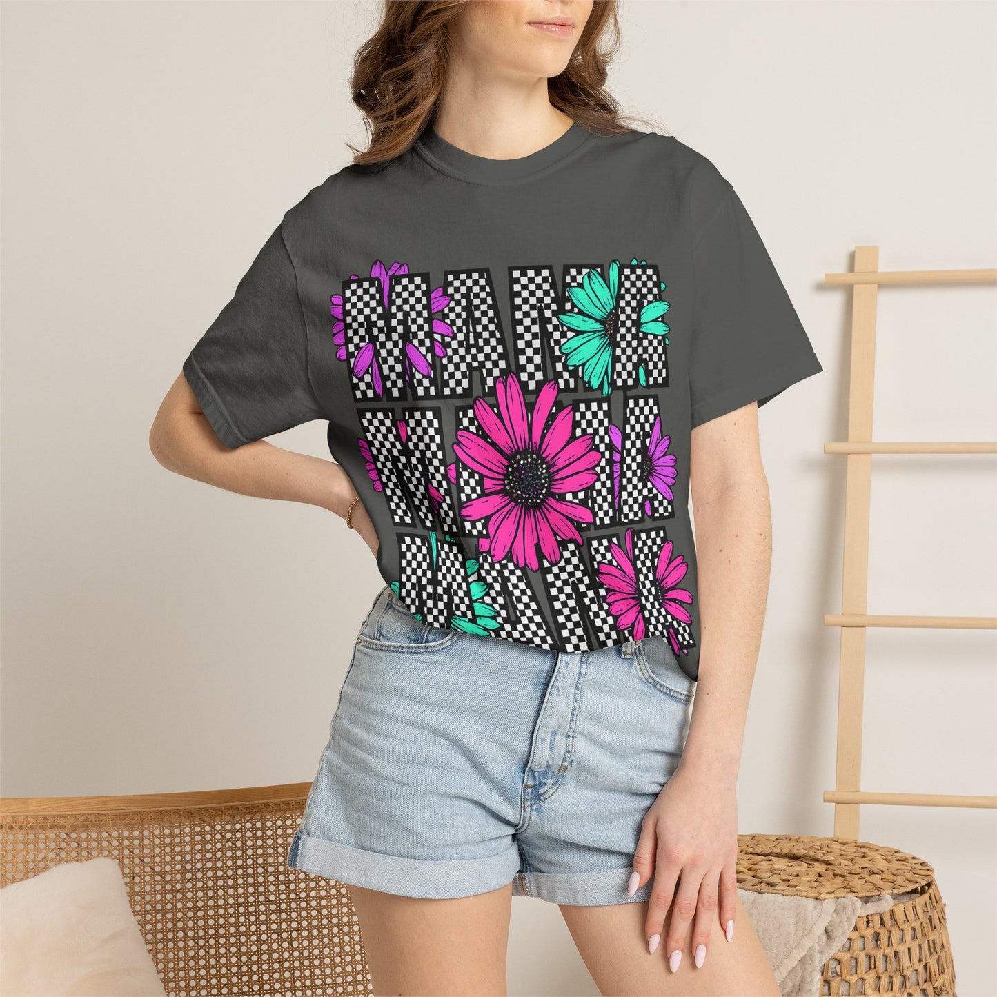 Make Me Smile T-Shirt — Floral Pop Graphic Tee