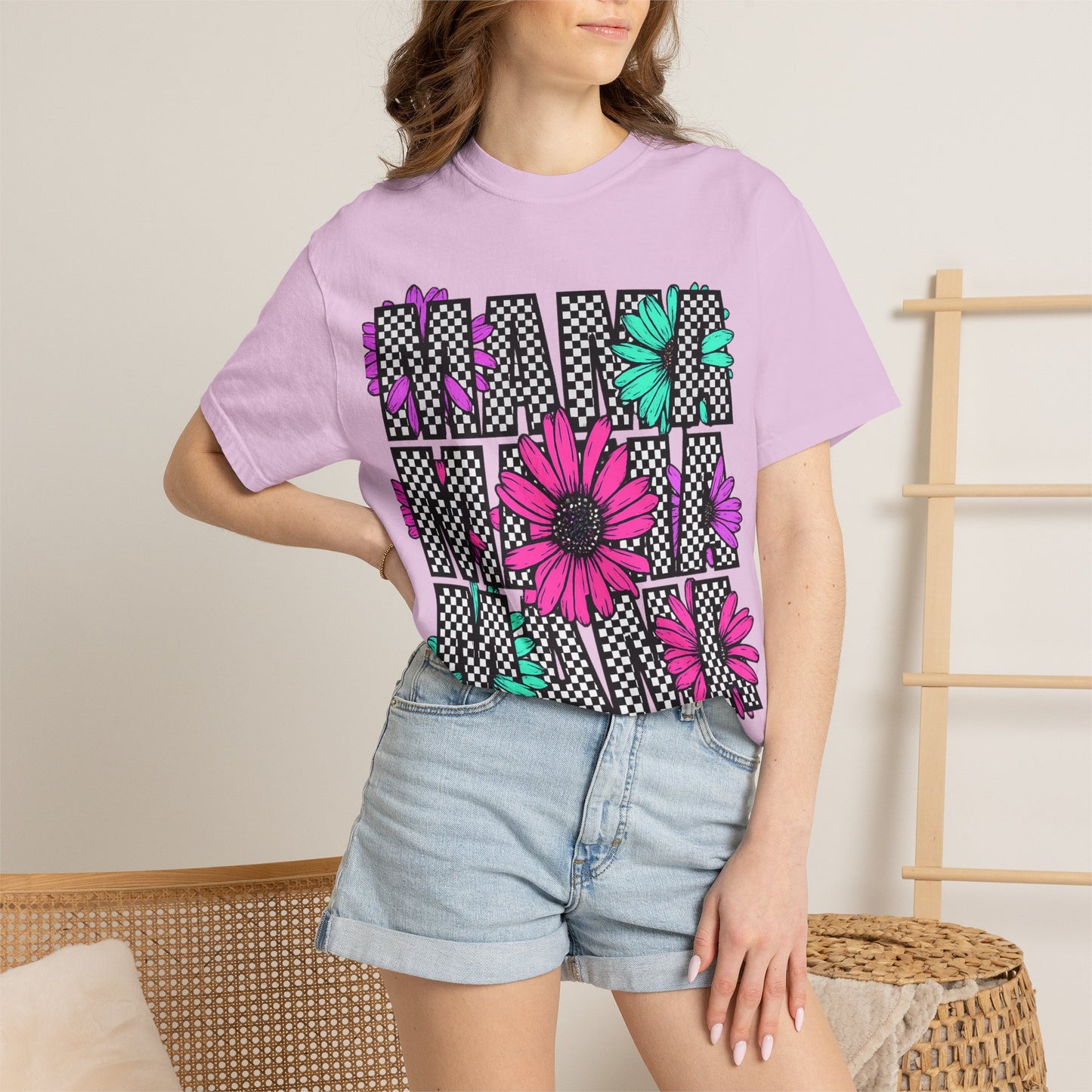 Make Me Smile T-Shirt — Floral Pop Graphic Tee