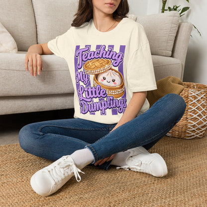 Teaching My Little Dumplings T-Shirt — Cute Teacher Dumpling Graphic Tee