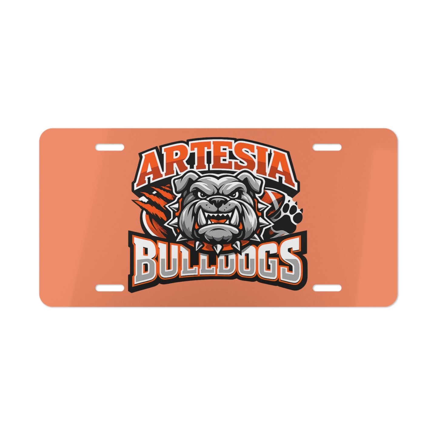 Artesia Bulldogs License Plate