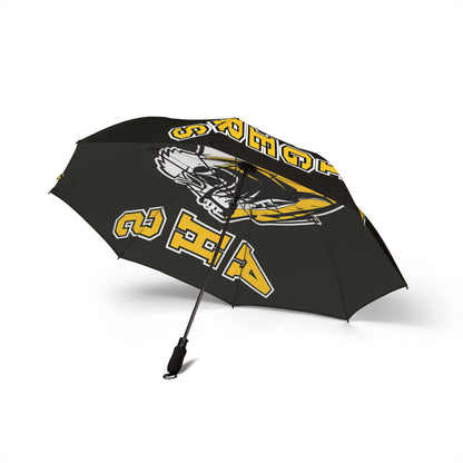 Tigers Sports Foldable Umbrella – Semi‑Automatic Team Logo Rain Shield