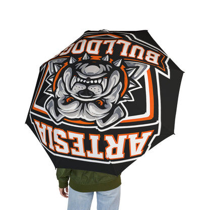 Bulldogs Logo Foldable Umbrella — Semi-Automatic Compact Rain Shield
