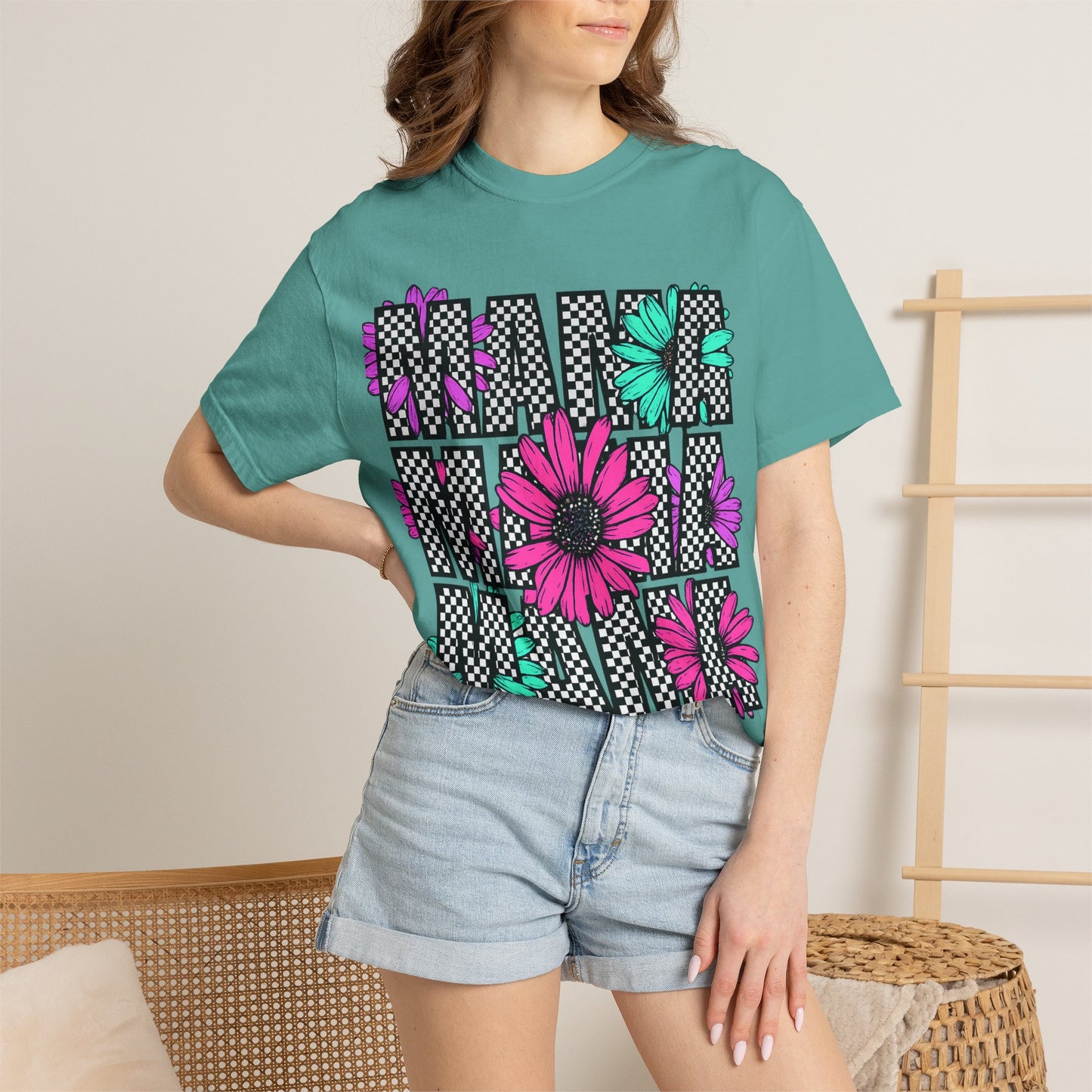 Make Me Smile T-Shirt — Floral Pop Graphic Tee