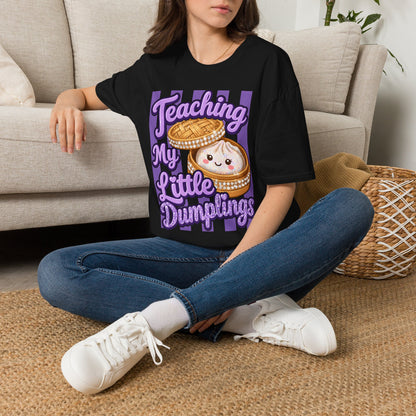 Teaching My Little Dumplings T-Shirt — Cute Teacher Dumpling Graphic Tee