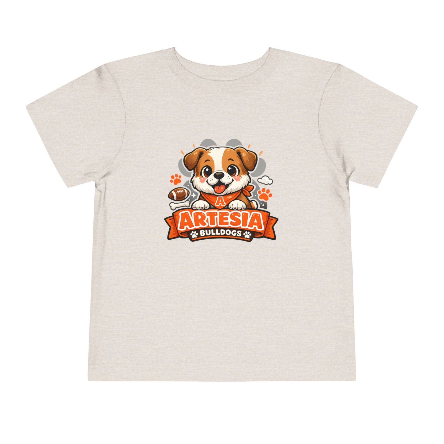 Artesia Bulldogs Cute Puppy Toddler Tee