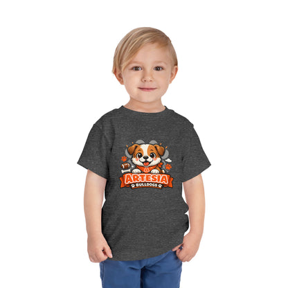 Artesia Bulldogs Cute Puppy Toddler Tee