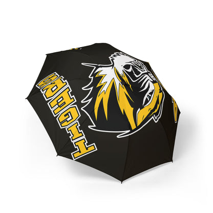Tigers Sports Foldable Umbrella – Semi‑Automatic Team Logo Rain Shield
