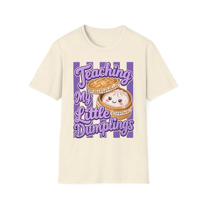 Teaching My Little Dumplings T-Shirt — Cute Teacher Dumpling Graphic Tee