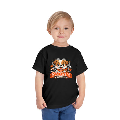 Artesia Bulldogs Cute Puppy Toddler Tee