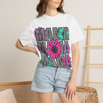 Make Me Smile T-Shirt — Floral Pop Graphic Tee