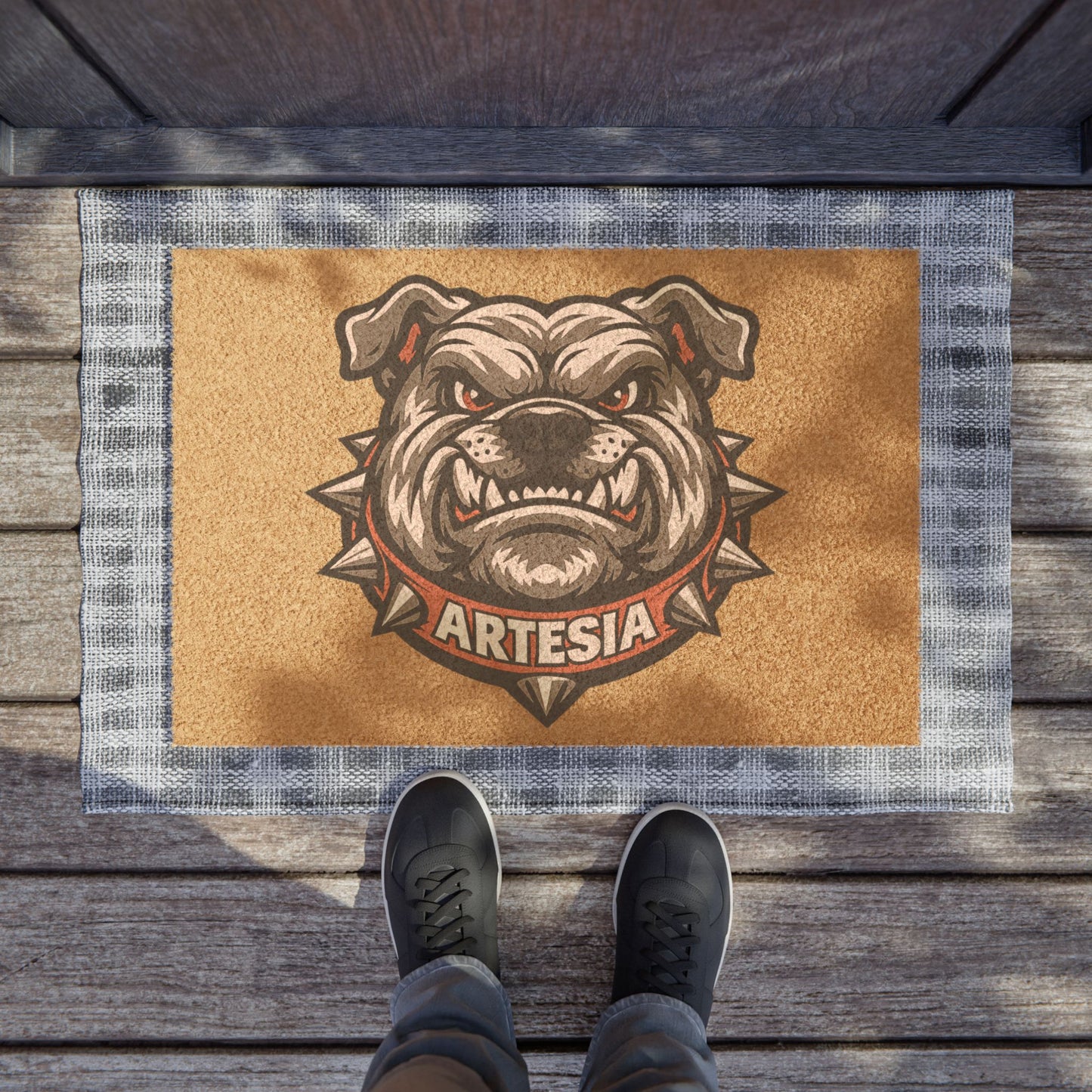 Bulldog Welcome Doormat