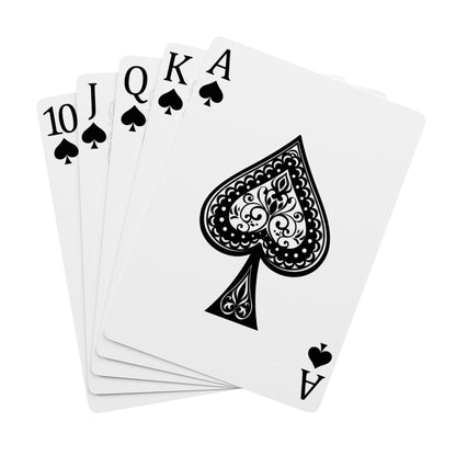 Bulldog Poker Playing Cards — Custom Artesia Deck with Ornate Spade Design