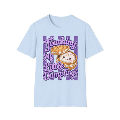 Teaching My Little Dumplings T-Shirt — Cute Teacher Dumpling Graphic Tee