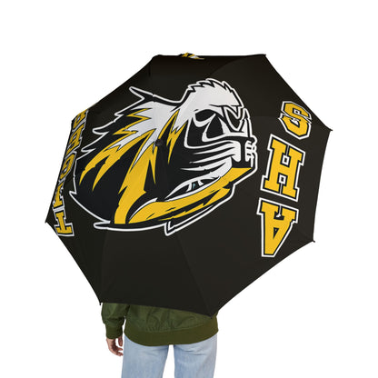 Tigers Sports Foldable Umbrella – Semi‑Automatic Team Logo Rain Shield
