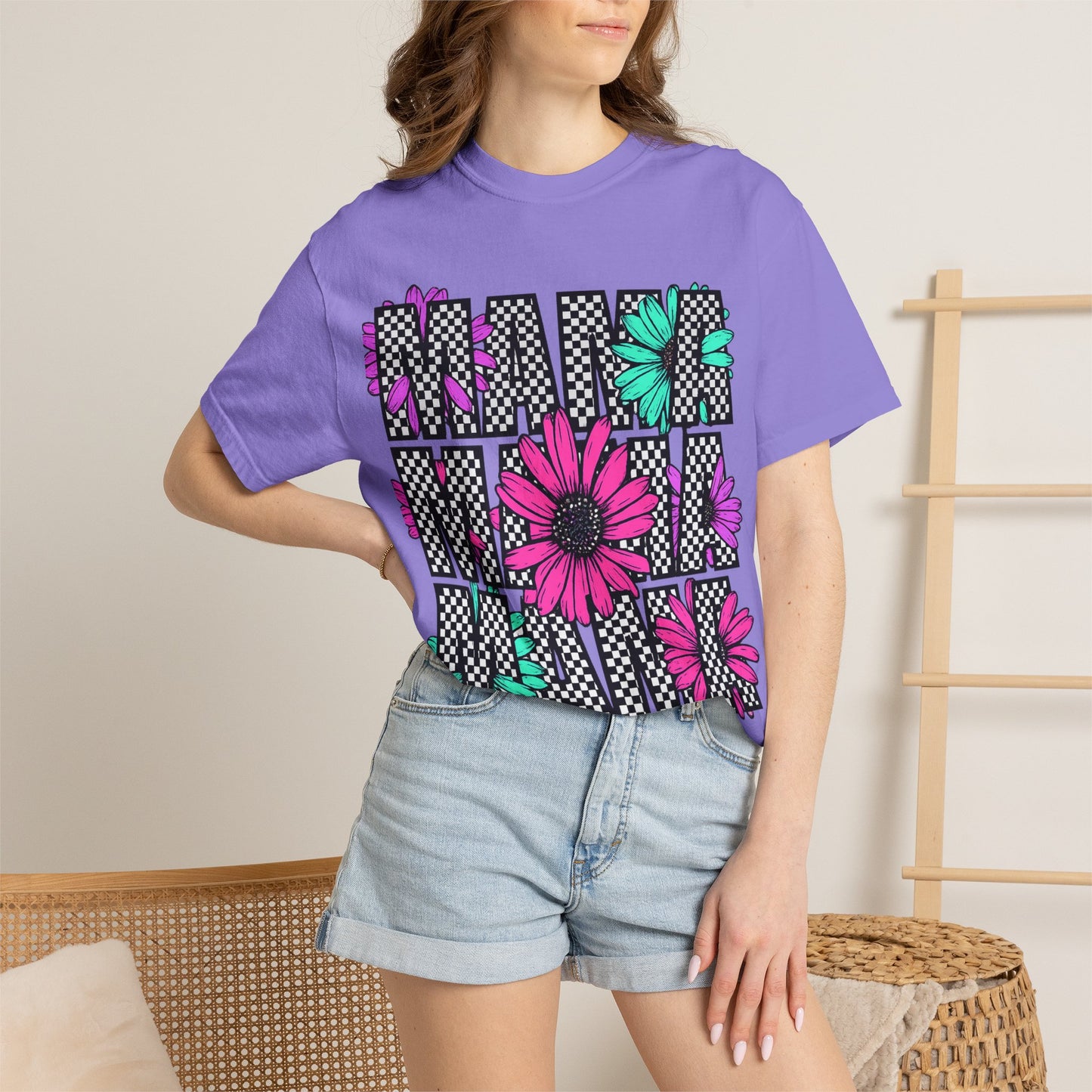 Make Me Smile T-Shirt — Floral Pop Graphic Tee