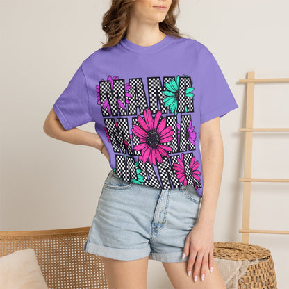 Make Me Smile T-Shirt — Floral Pop Graphic Tee